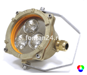 3 Dichroic ring, 60°, 12V.AC, 5W, LED RGB