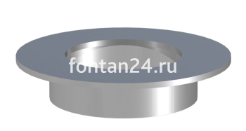 Декоративная вставка для решетчатого настила, полированная нержавеющая сталь, ДВН80/140