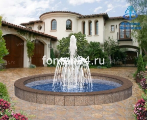 Фонтан для города "Мелодия малая" ø=4,5 м