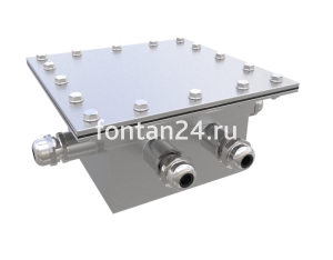 Подводная распределительная коробка 4х(11-6мм), нержавеющая сталь Подводная распределительная коробка 4х(11-6мм), нержавеющая сталь